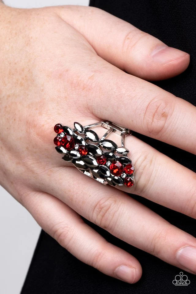 Red clearance paparazzi ring