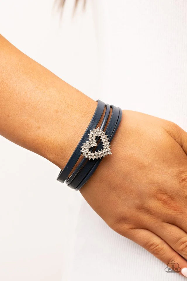 Paparazzi blue deals urban bracelet