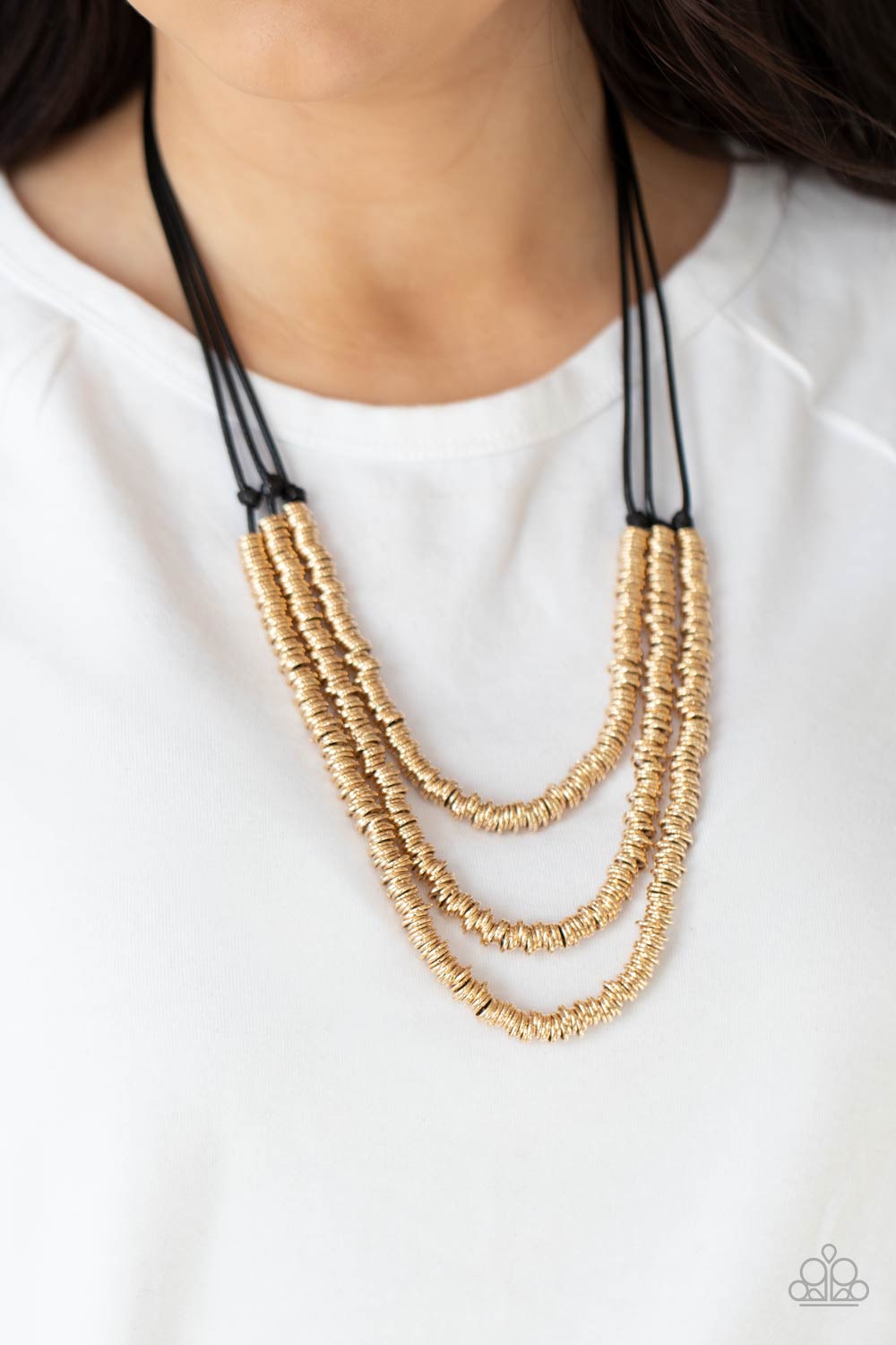 Blockbuster Gold Chain Long Necklace