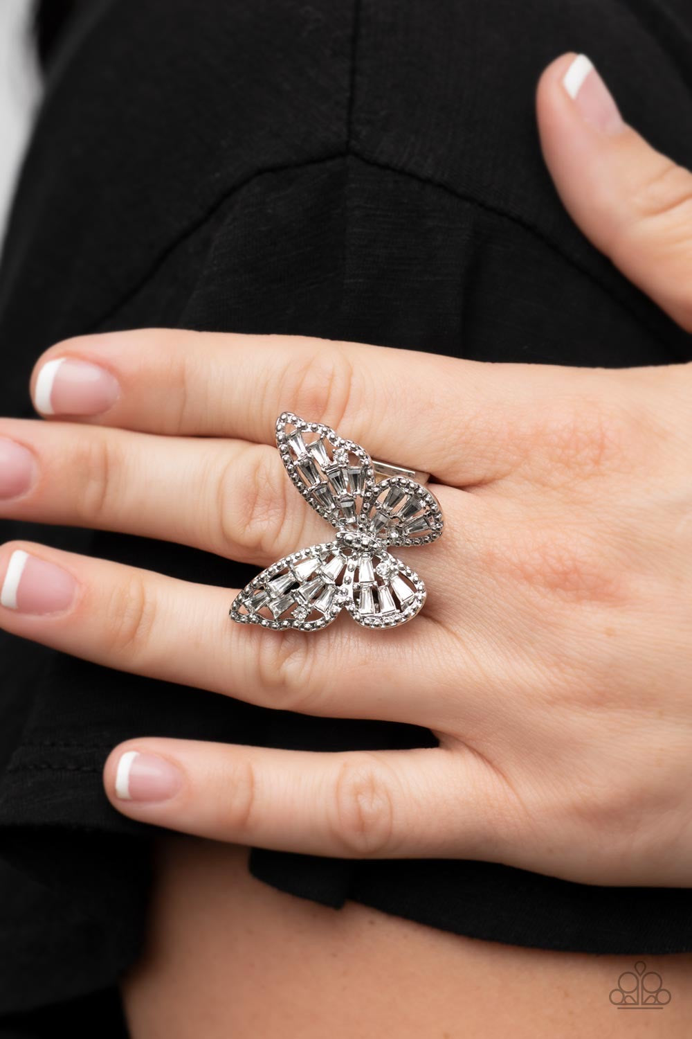 Matte Bright high quality Butterfly Ring