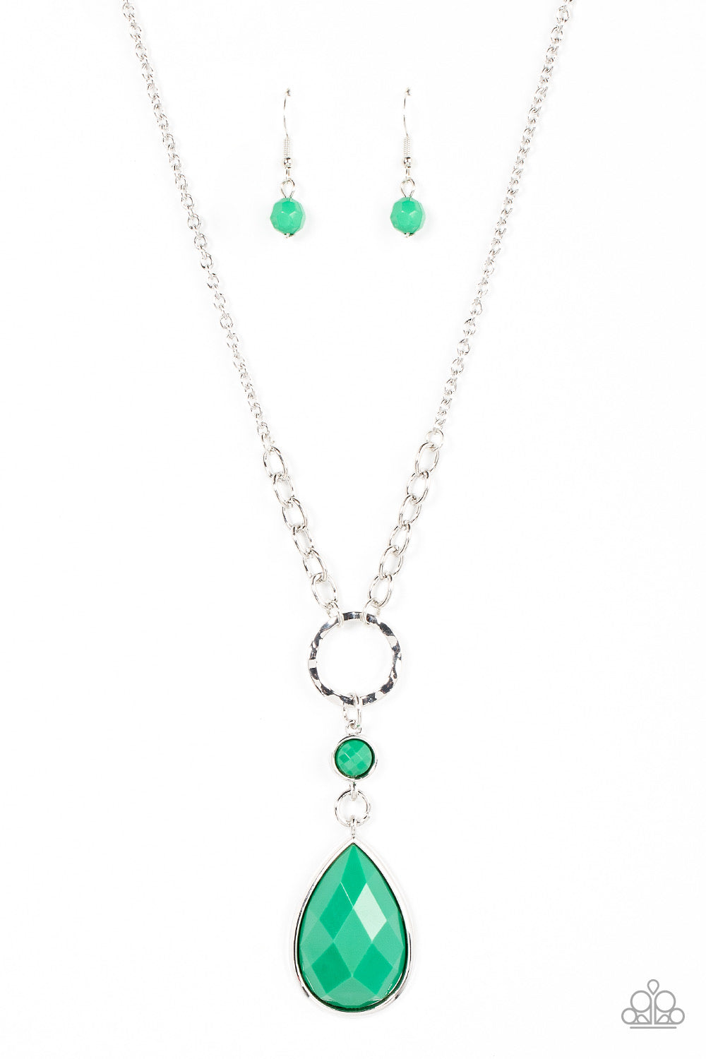 Green moonstone hot sale necklace paparazzi