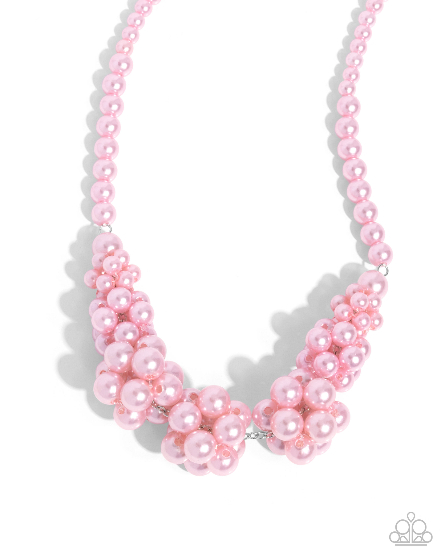 Paparazzi Austen Adornment - Pink Pearl Necklace