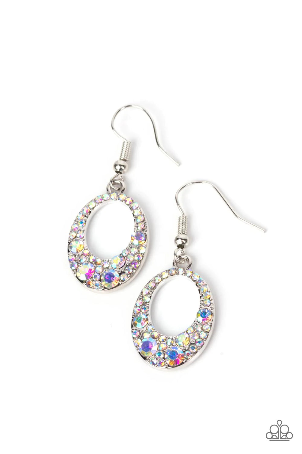 Paparazzi Showroom Sizzle - Multi Iridescent Earring