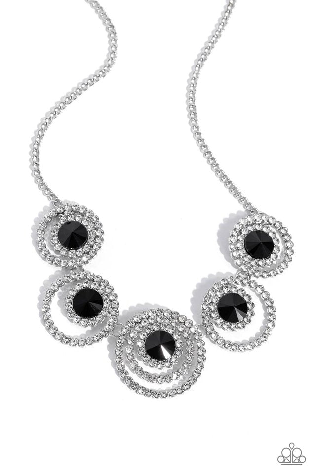 Paparazzi Dramatic Darling - Black Necklace