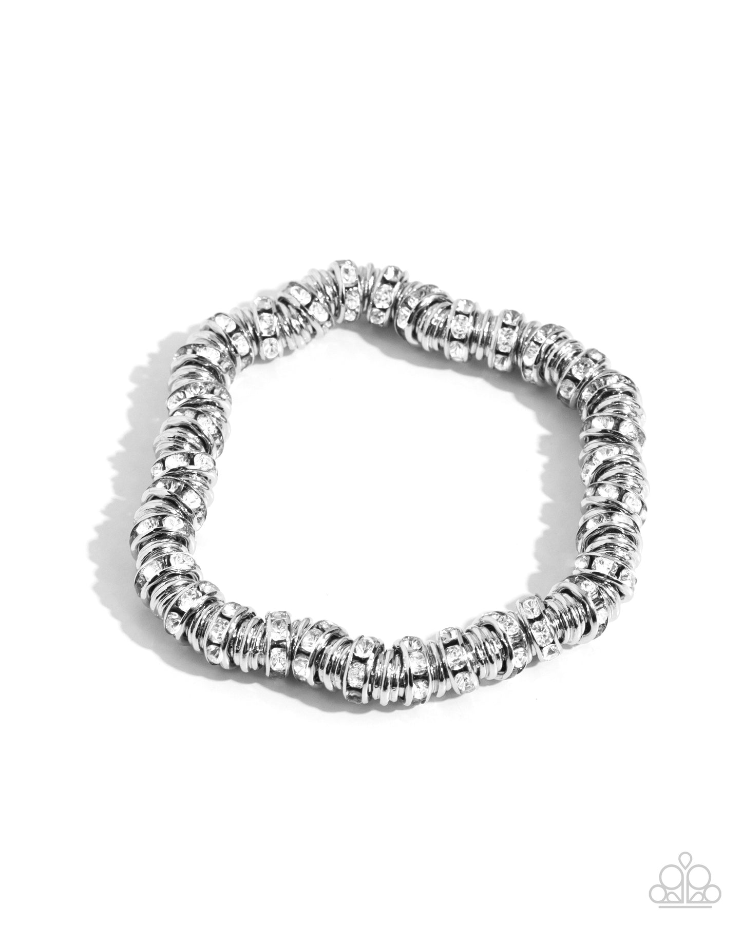 Paparazzi Radiant Roll Call - White Braclet