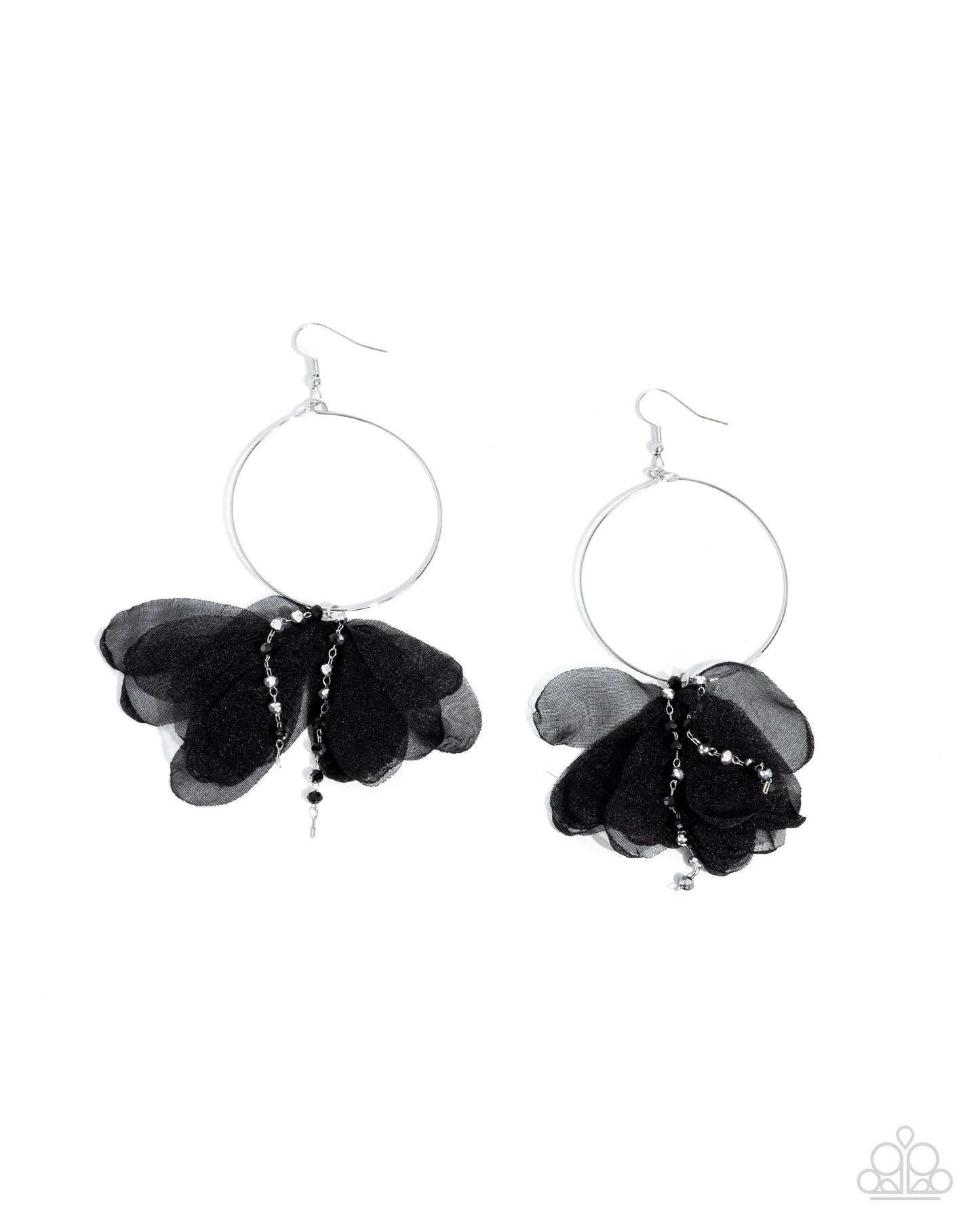 Paparazzi Perennial Perspective - Black Earrings