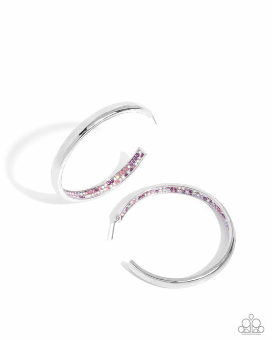 Paparazzi Proper Pizzazz - Pink Multi Earrings