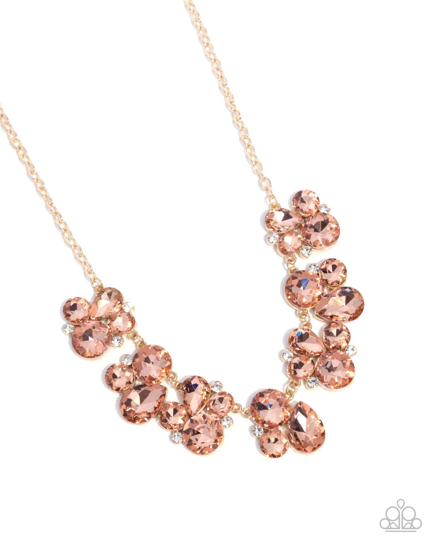 Paparazzi Fairytale Frost - Gold Necklace