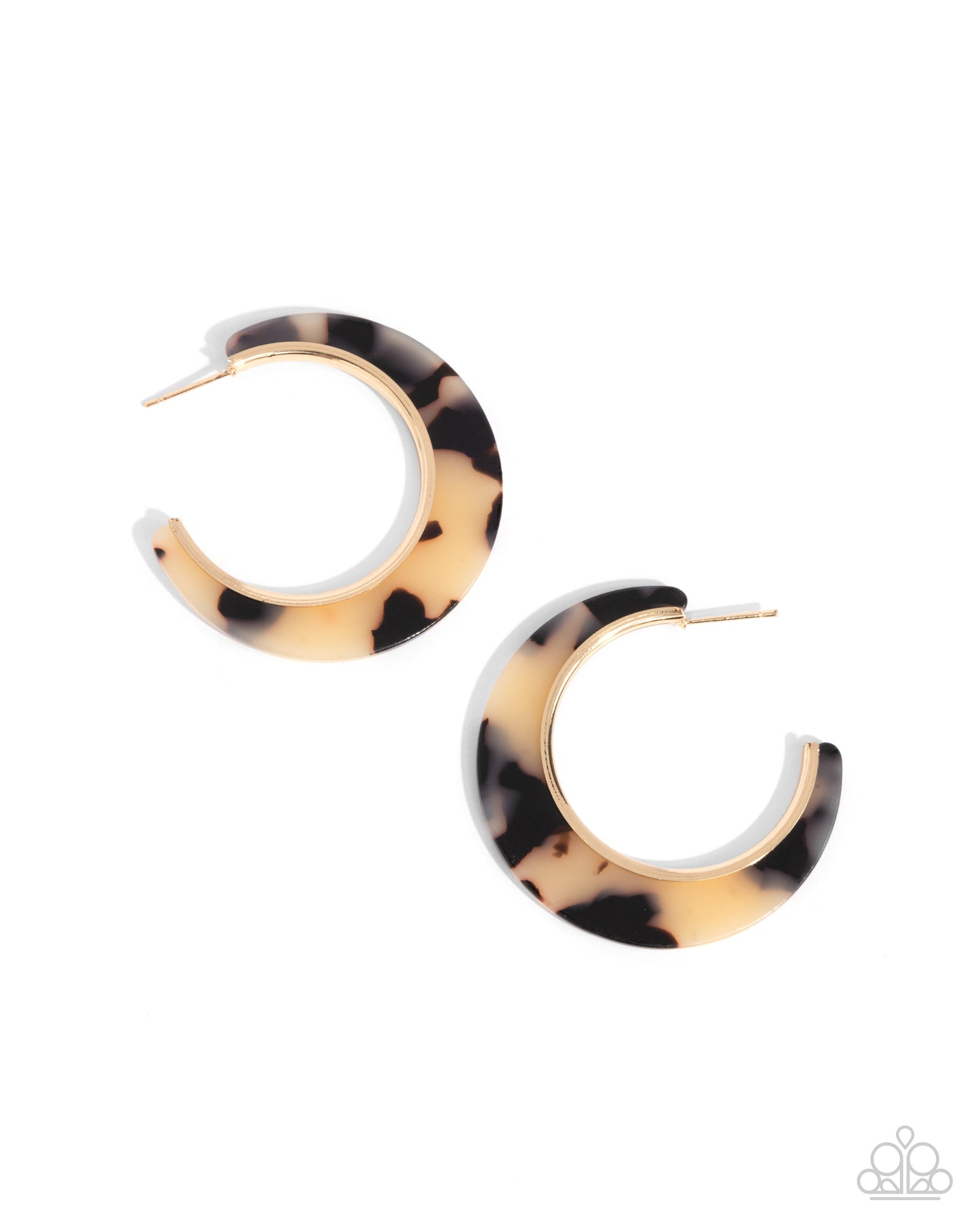 Paparazzi Patterned Promotion - Brown Earrings