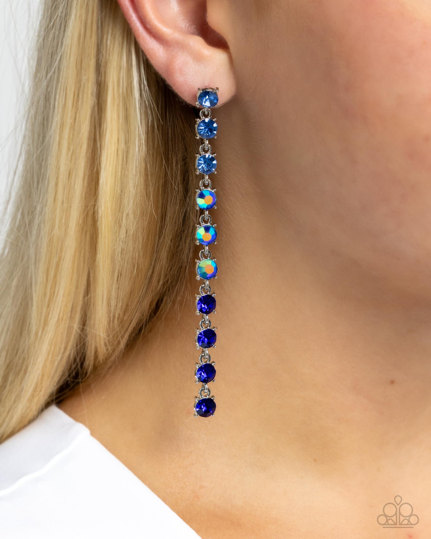 Paparazzi Opulent Ombré - Blue Earring