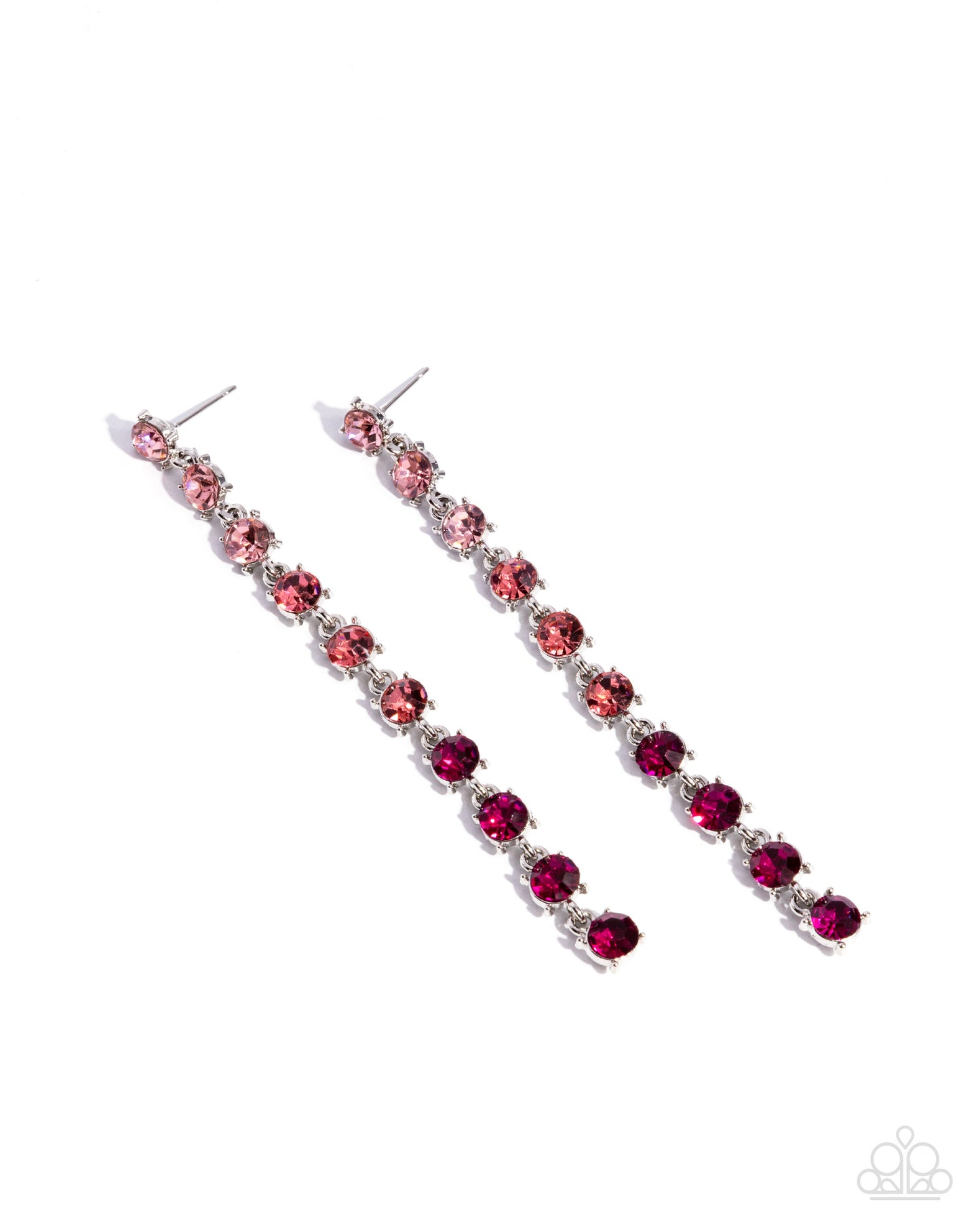 Paparazzi Opulent Ombré - Pink Earrings