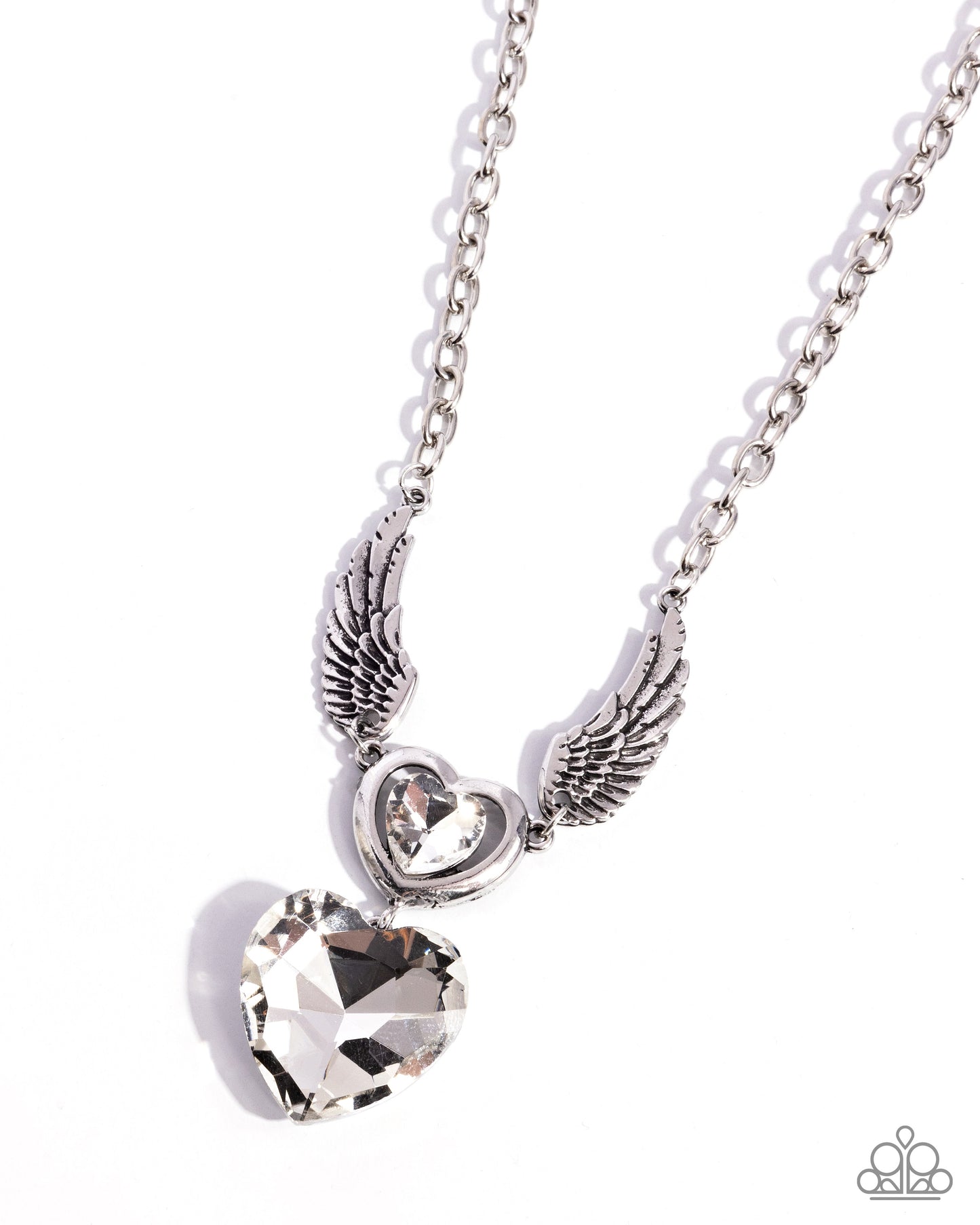 Paparazzi Customer Satisfaction - White Heart Necklace