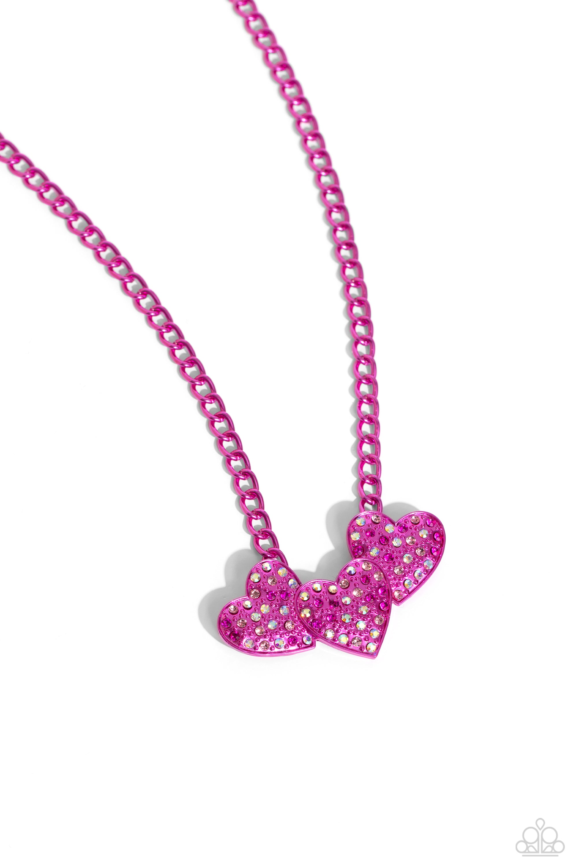 Paparazzi Low-Key Lovestruck - Pink Necklace and Lovestruck Lineup 