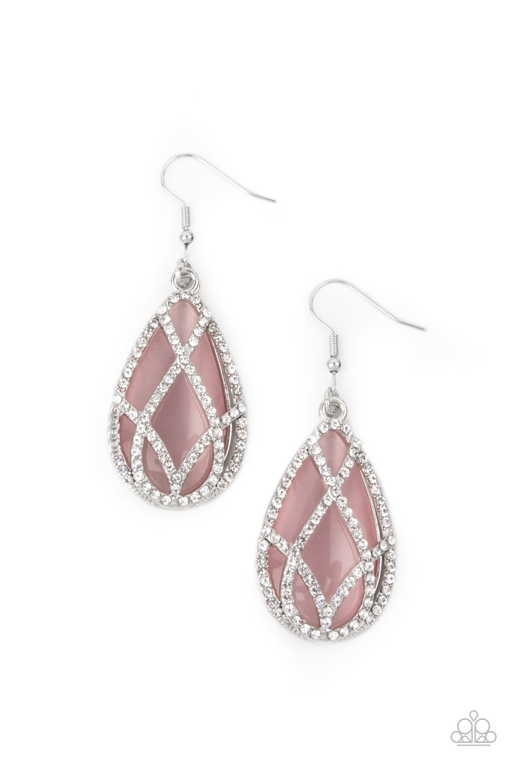 Sophisticated Starlet - Pink Earrings – Paparazzi Accessories