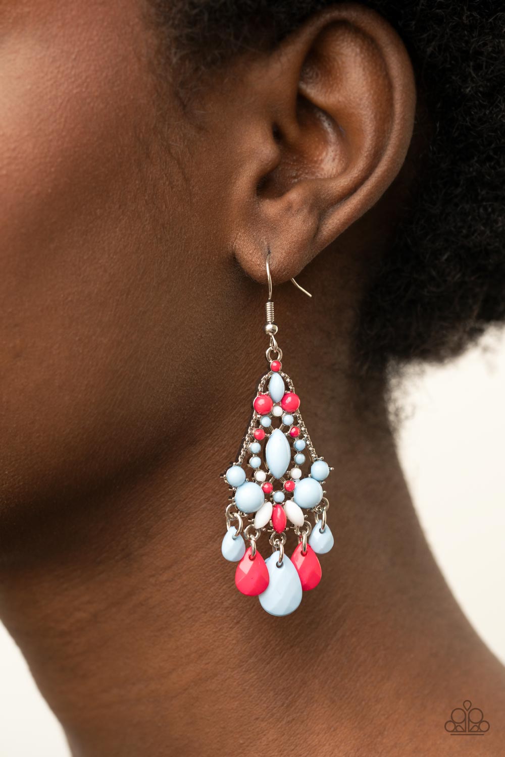 Paparazzi STAYCATION Home - Multi Earrings - A Finishing Touch Jewelry