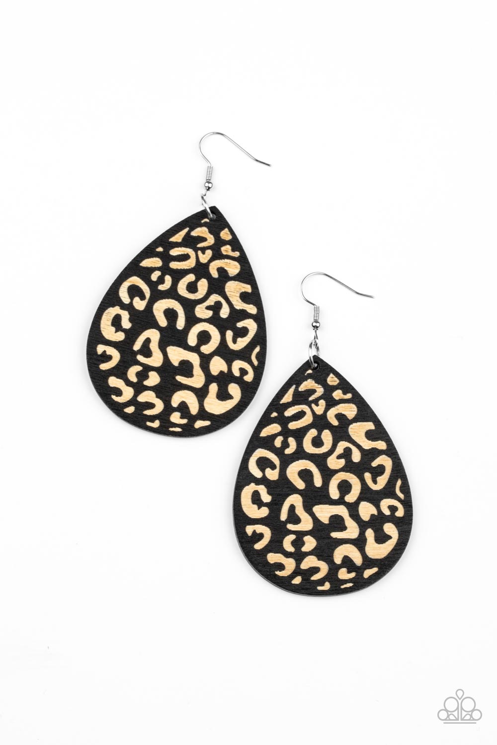 Paparazzi Suburban Jungle - Black Earring- Paparazzi Jewelry Images