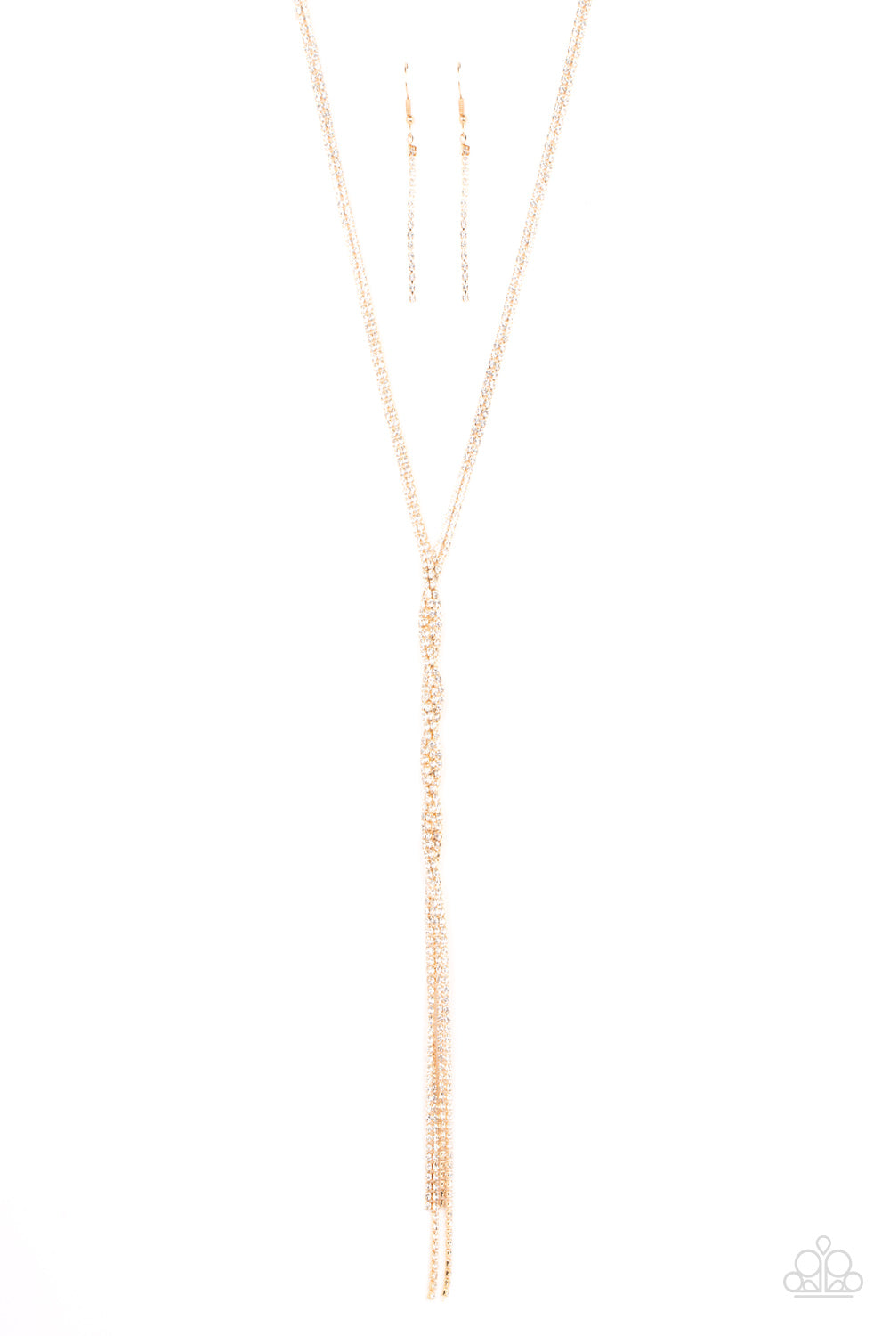 Paparazzi Impressively Icy - Gold Necklace - A Finishing Touch Jewelry