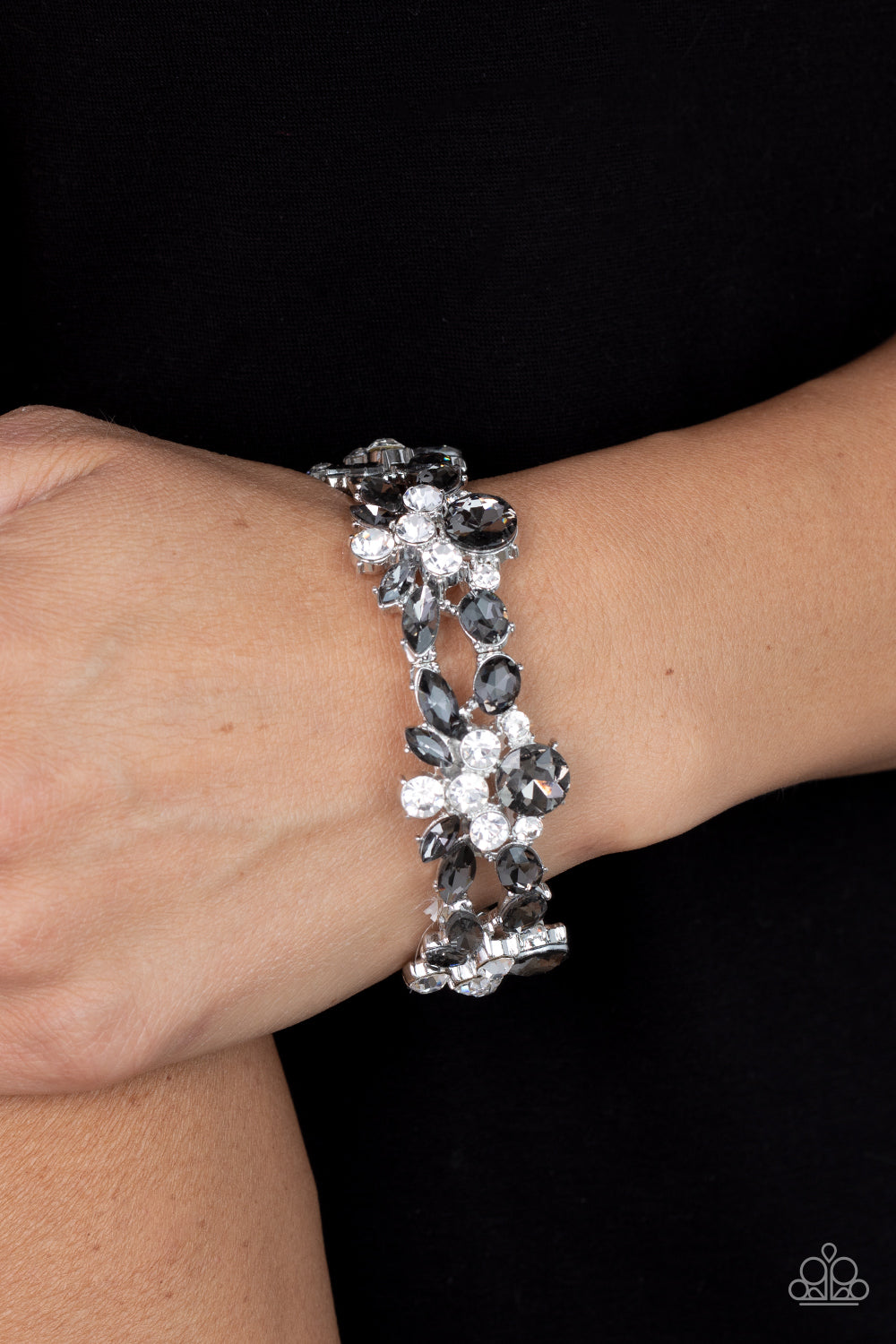 Paparazzi Beloved Bling - Silver Bracelet- Paparazzi Jewelry Images