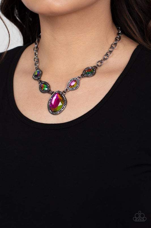 Paparazzi The Upper Echelon - Multi Necklace- Paparazzi Jewelry Images