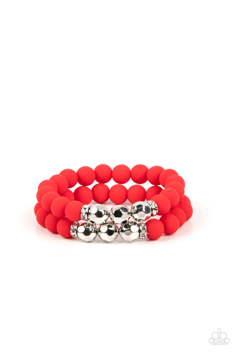 Brighton, Jewelry, Brighton 2 Red White Beads For Bracelets Necklaces  Holiday Hohoho Like New