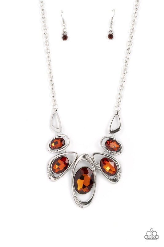 Paparazzi Hypnotic Twinkle - Brown Necklace