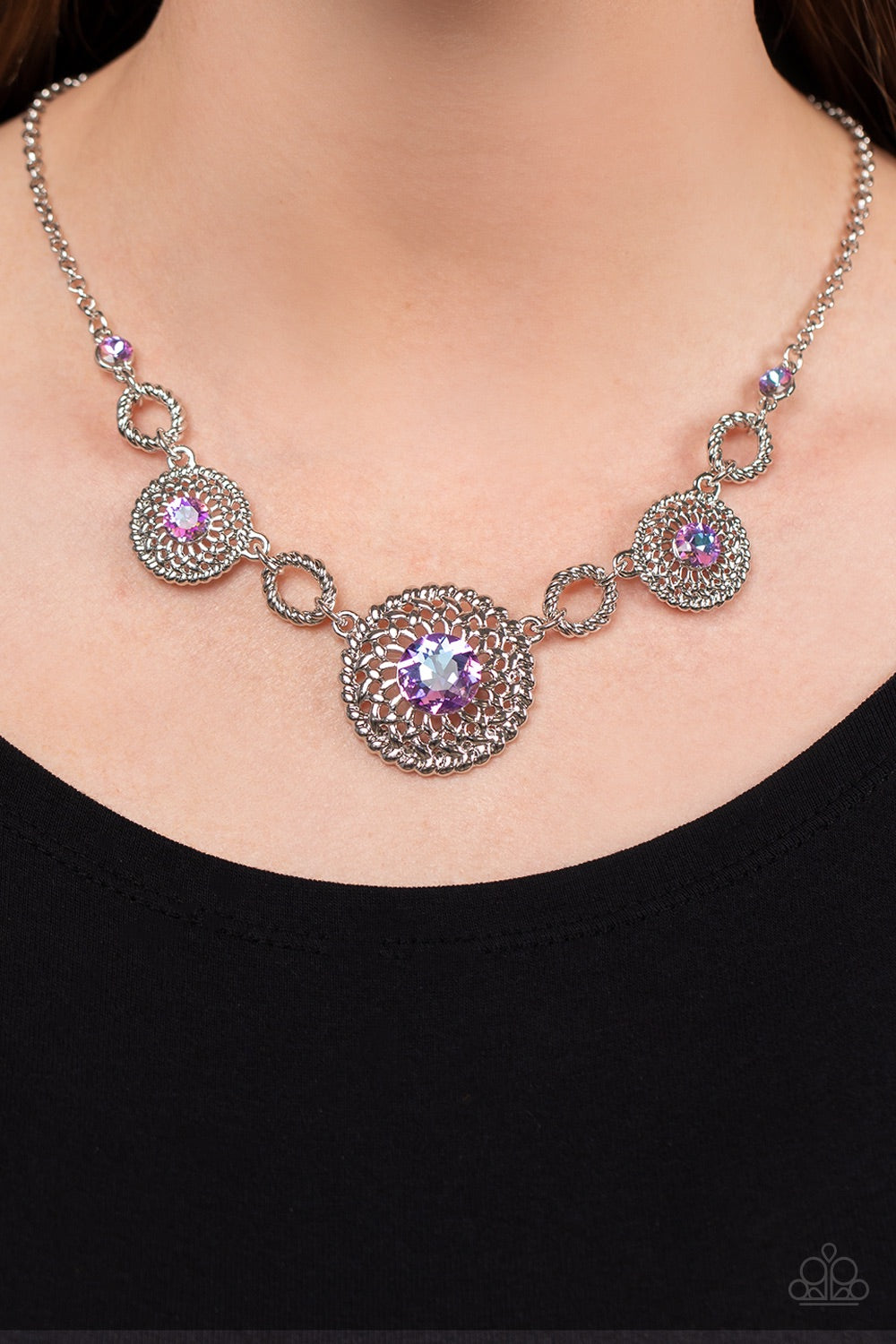 Paparazzi Cosmic Cosmos - Purple Necklace - Paparazzi Jewelry Images