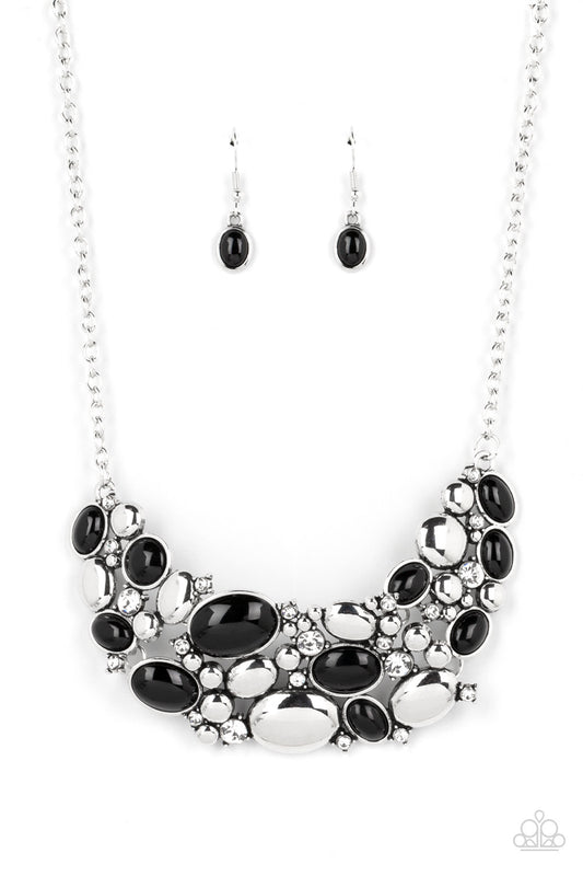 Paparazzi Contemporary Calamity - Black  Necklace