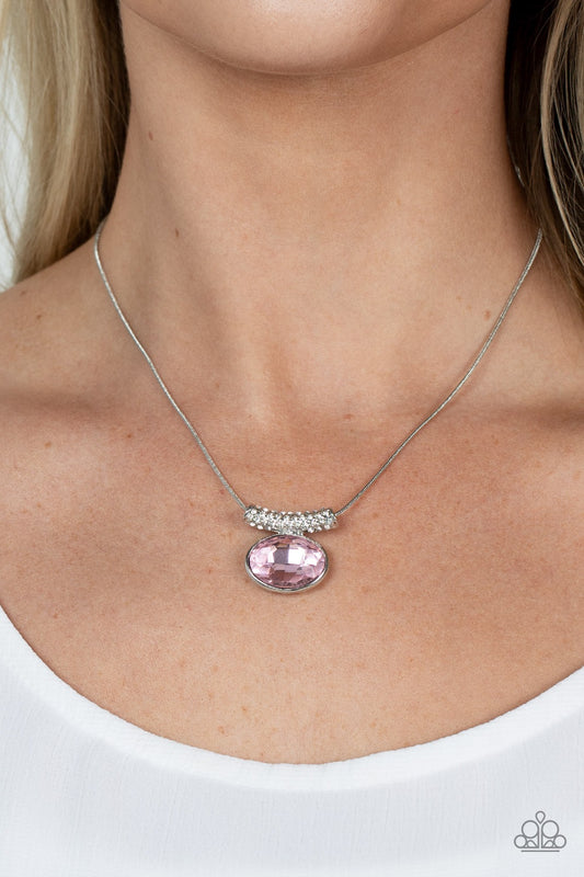 Paparazzi Pristinely Prestigious - Pink Necklace - A Finishing Touch Jewelry