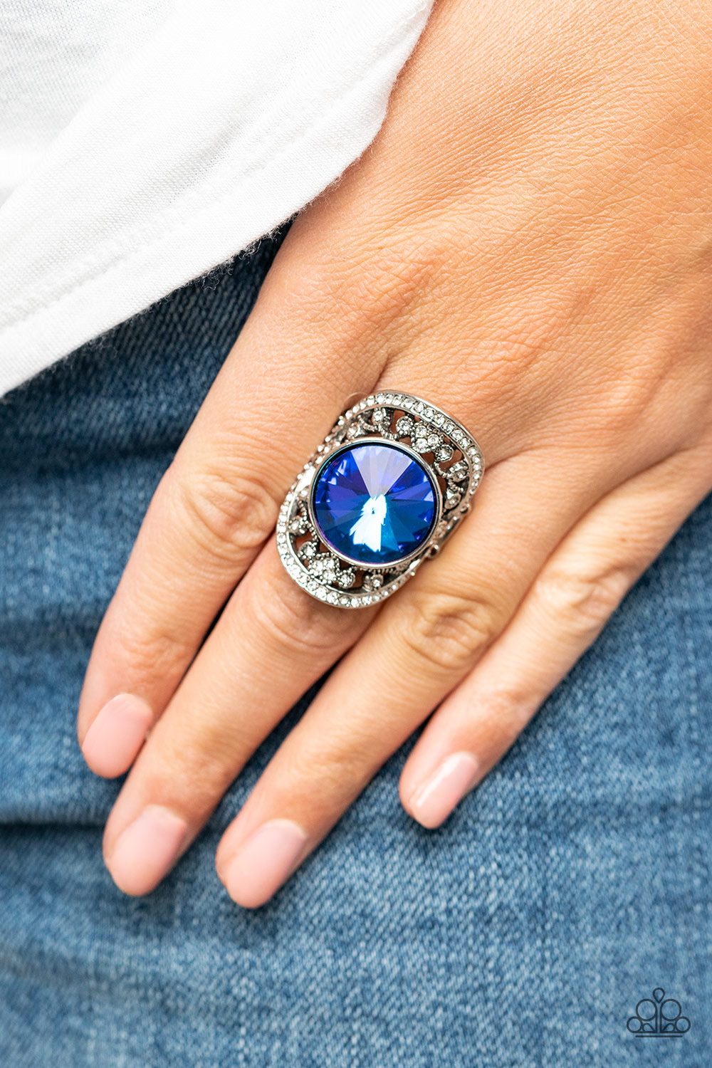 Paparazzi Galactic Garden - Blue Ring