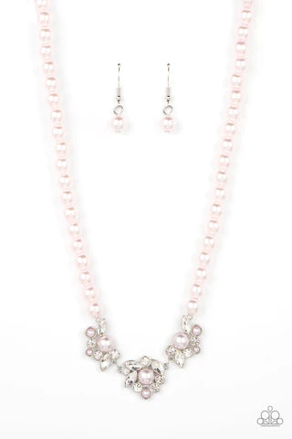 You May Kiss the Bride - Multi (Pink) Pearl Necklace-Paparazzi Accesso –  Jewels by Kala