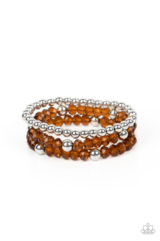 Paparazzi Prismatic Perceptions - Brown Bracelet