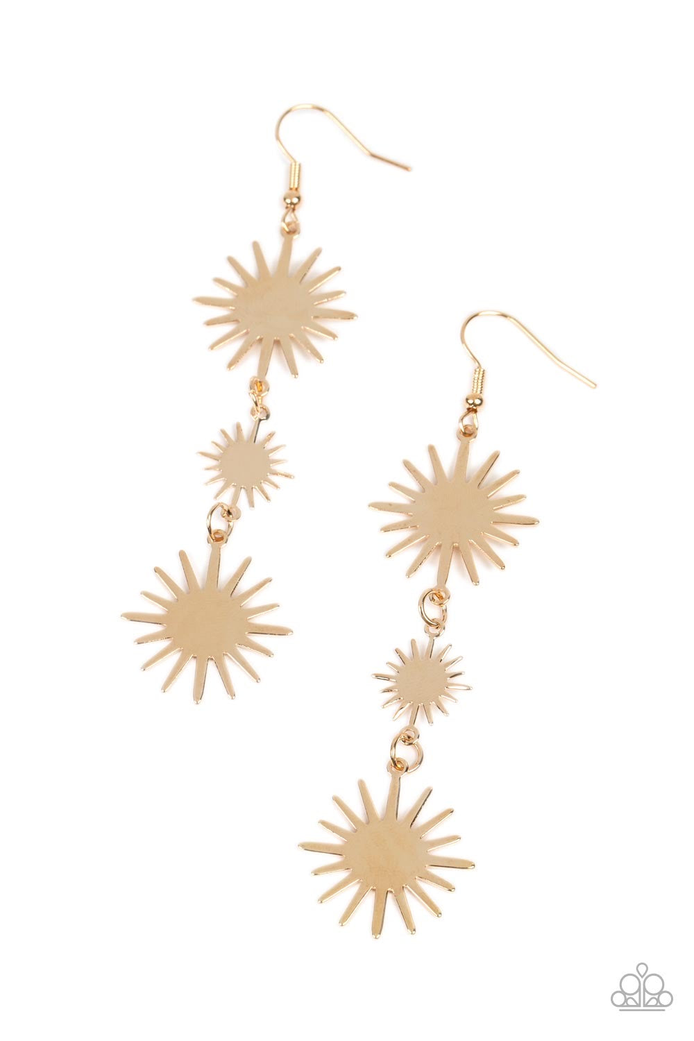 Paparazzi Solar Soul - Gold Earrings - Paparazzi Jewelry Images 