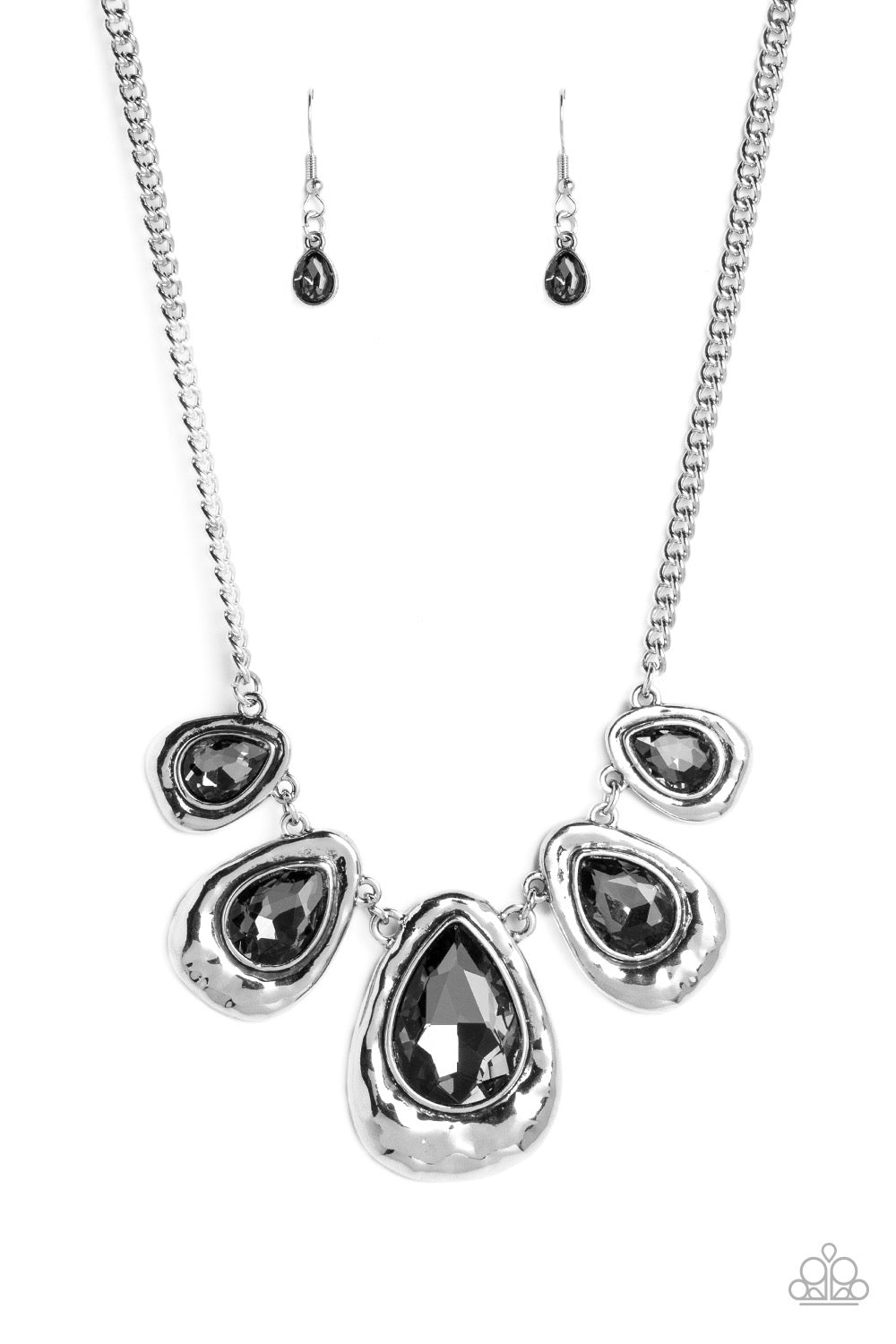 Crystal Rhinestones Necklace & Earrings Set - Wedding - Black TIe - Formal  on eBid United States | 185701068